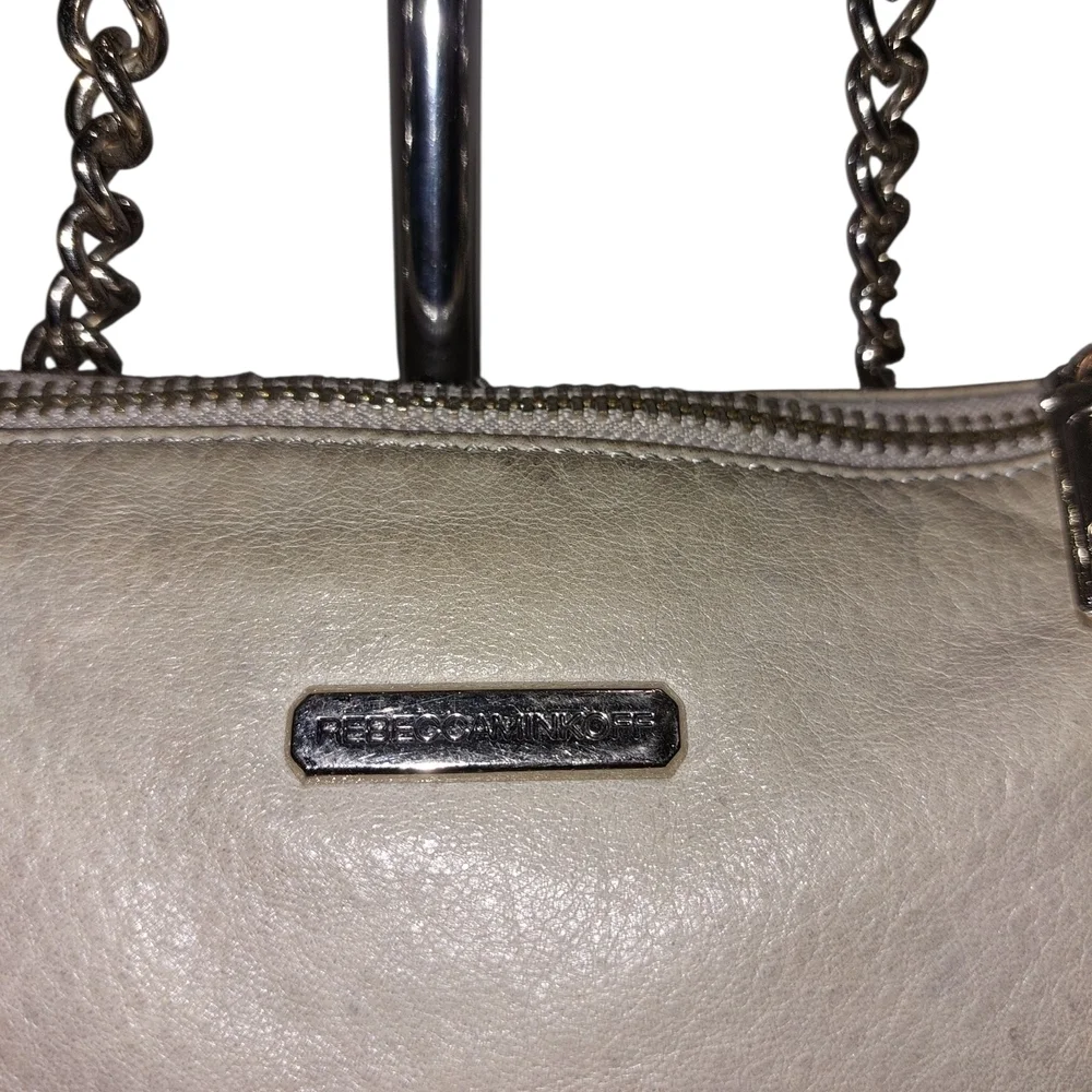Rebecca Minkoff Tan Crossbody Bag with Elegant Minimalism